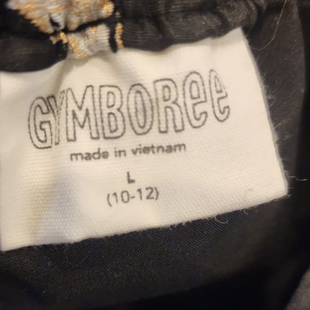 Gymboree Black and Cream Bubble Mini Skirt